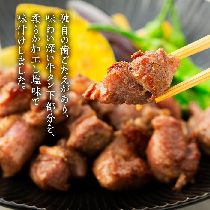 【ふるさと納税】牛肉 牛タンサガリ サイコロステーキ セット 1kg ( 500g × 2パック ) 約6 ～ 8人分 二日 熟成 塩味 | 肉 お肉 にく 焼肉 焼き肉 やきにく BBQ バーベキュー パーティ 冷凍 美味しい ギフト お取り寄せ グルメ 人気 おすすめ 佐利 宮城県 登米市