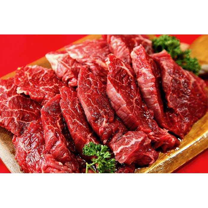 牛ハラミ オリジナルタレ漬 1cm 厚切りカット500g（約3～4人分） 牛肉 ハラミ | 肉 にく 焼肉 焼き肉 やきにく BBQ バーベキュー パーティ 赤身 美味しい ギフト お取り寄せ グルメ 人気 おすすめ 牛肉 500g 約3-4人分 タレ漬 1cm 厚切り