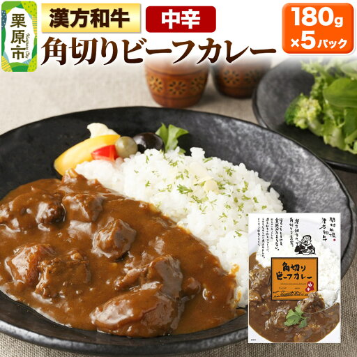 【ふるさと納税】漢方和牛角切りビーフカレー 180g×5パック 【ふるさと納税】漢方和牛角切りビーフカレー 180g×5パック