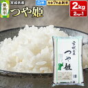 【ふるさと納税】【新米受付】【令和7年産・白米】宮城県産 つや姫 2kg (2kg×1袋)