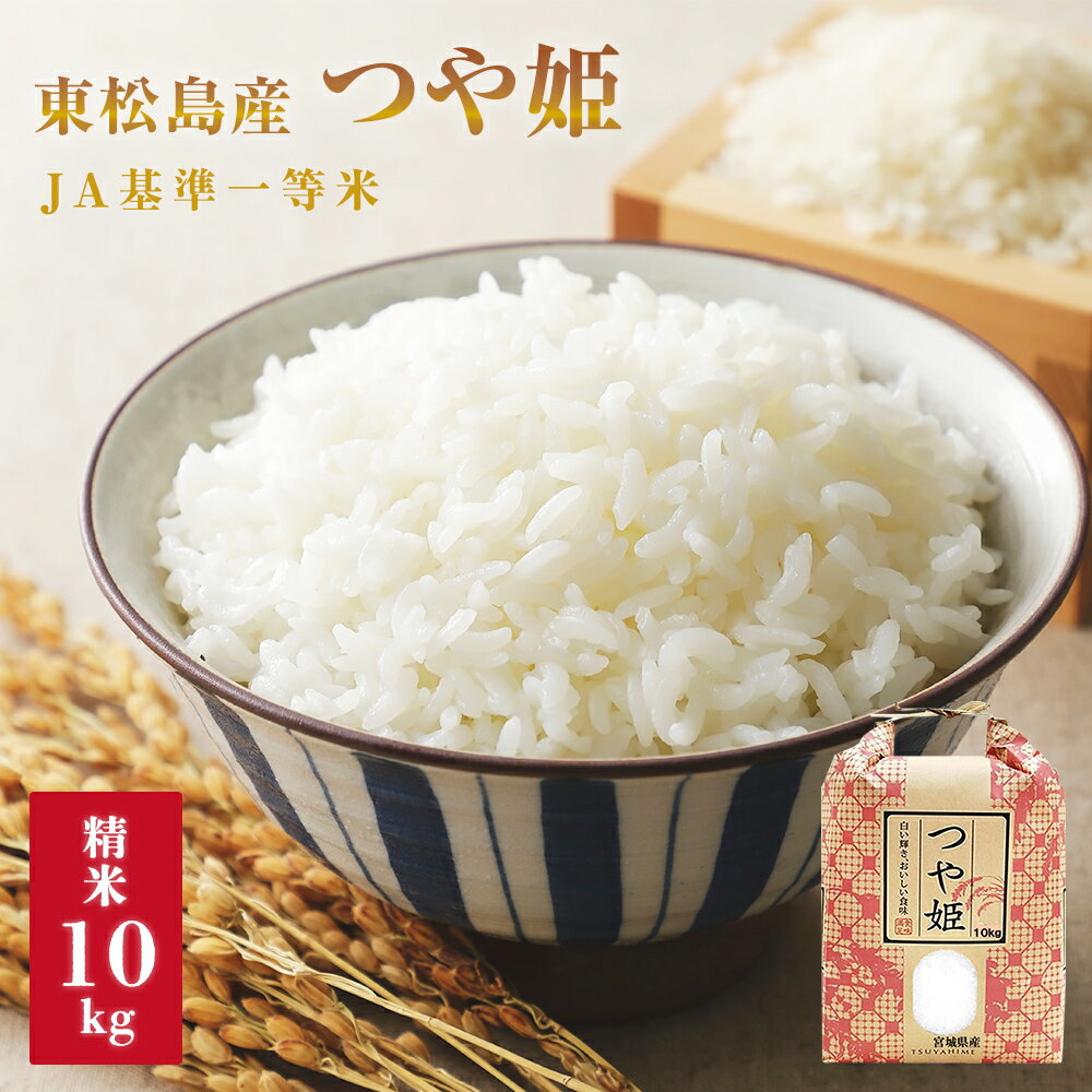 【ふるさと納税】 東松島産　つや姫　精米10kg 米 お米 
