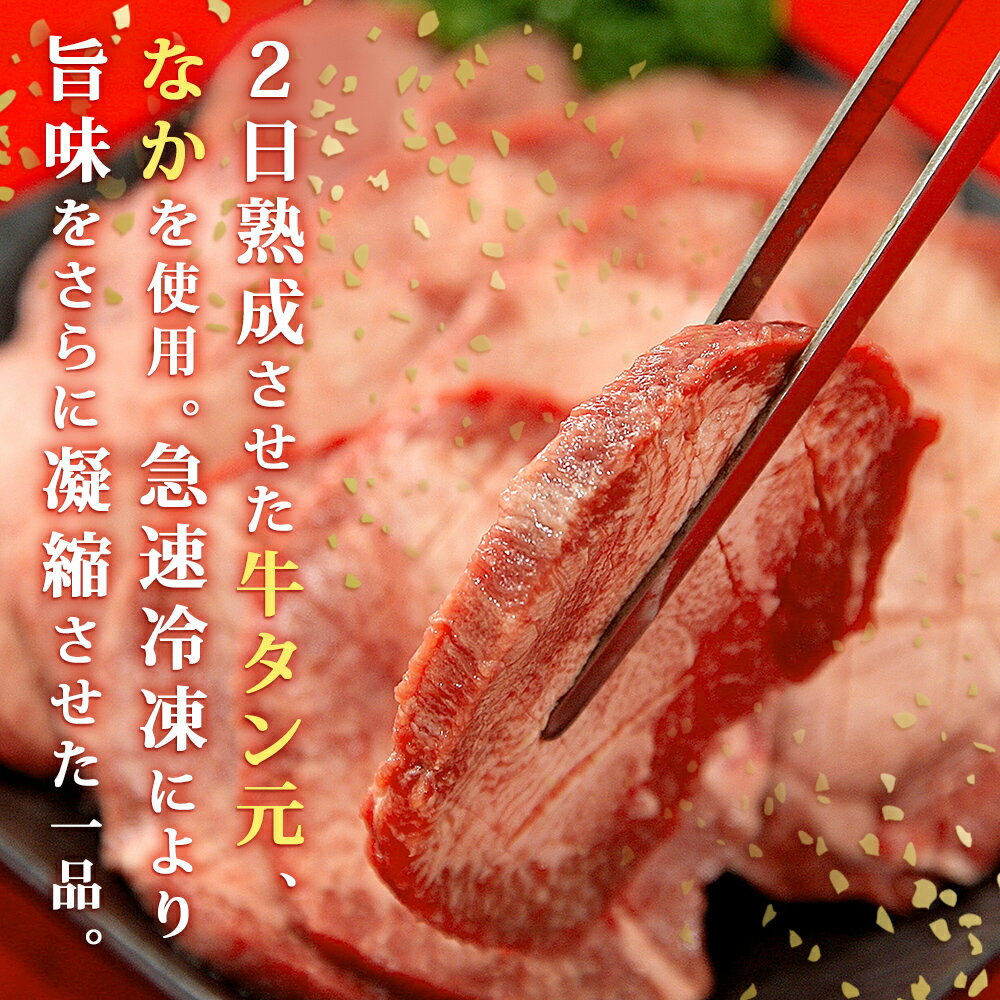 【ふるさと納税】牛タン 熟成 厚切 牛タン 塩味 500g 冷凍 焼肉 バーベキュー 牛たん 熟成牛たん 宮城県 東松島市 佐利