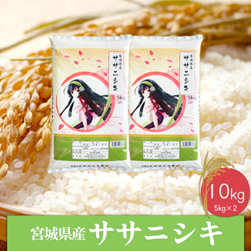 【ふるさと納税】《精米》令和6年産 宮城県産ササニシキ10kg 【ふるさと納税】《精米》令和6年産 宮城県産ササニシキ10kg