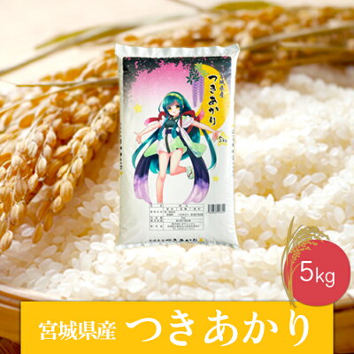 楽天ふるさと納税　【ふるさと納税】《精米》令和5年産 宮城県産つきあかり5kg