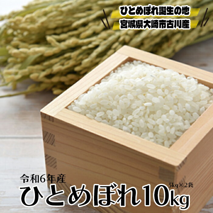【ふるさと納税】【令和6年産】大崎市古川産ひとめぼれ10kg