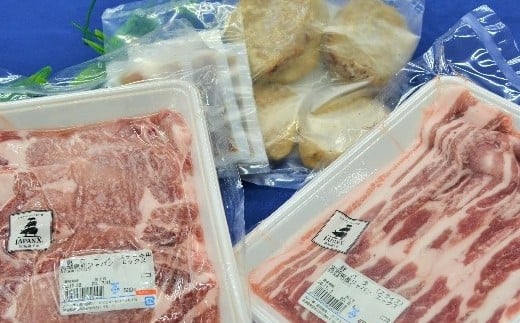 【ふるさと納税】豚肉『JAPANX』3種・1,380g詰合せ「蔵王からの贈りものセットB」　【04301-0189】