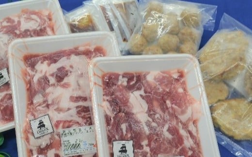 【ふるさと納税】豚肉『JAPANX』3種・2,070g詰合せ「蔵王からの贈りものセットA」　【04301-0190】