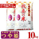 【ふるさと納税】＜令和5年産米＞蔵王産　我妻の米（つや姫）　精米5kg×2袋　【04301-0236】