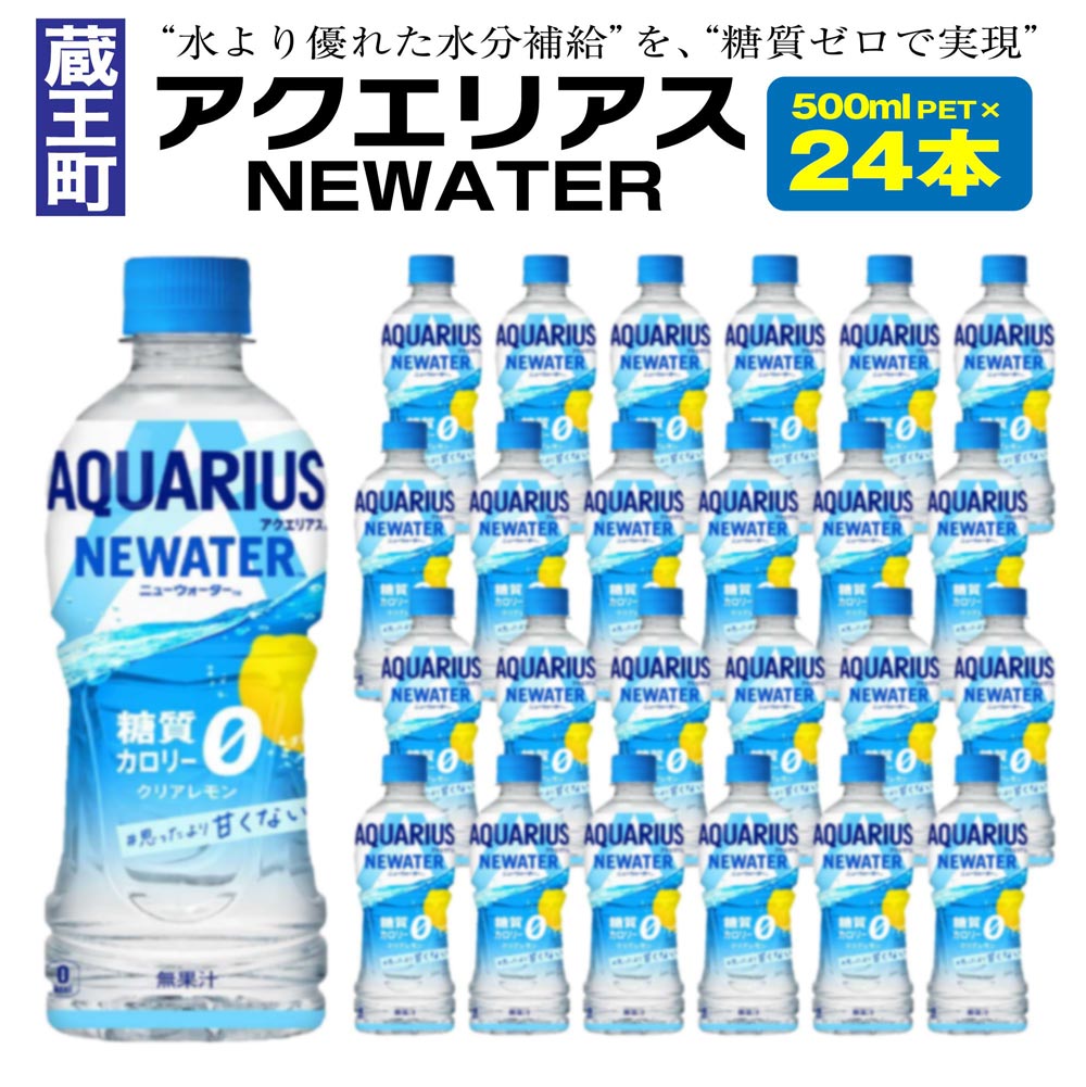 【ふるさと納税】アクエリアスNEWATER　500ml×24