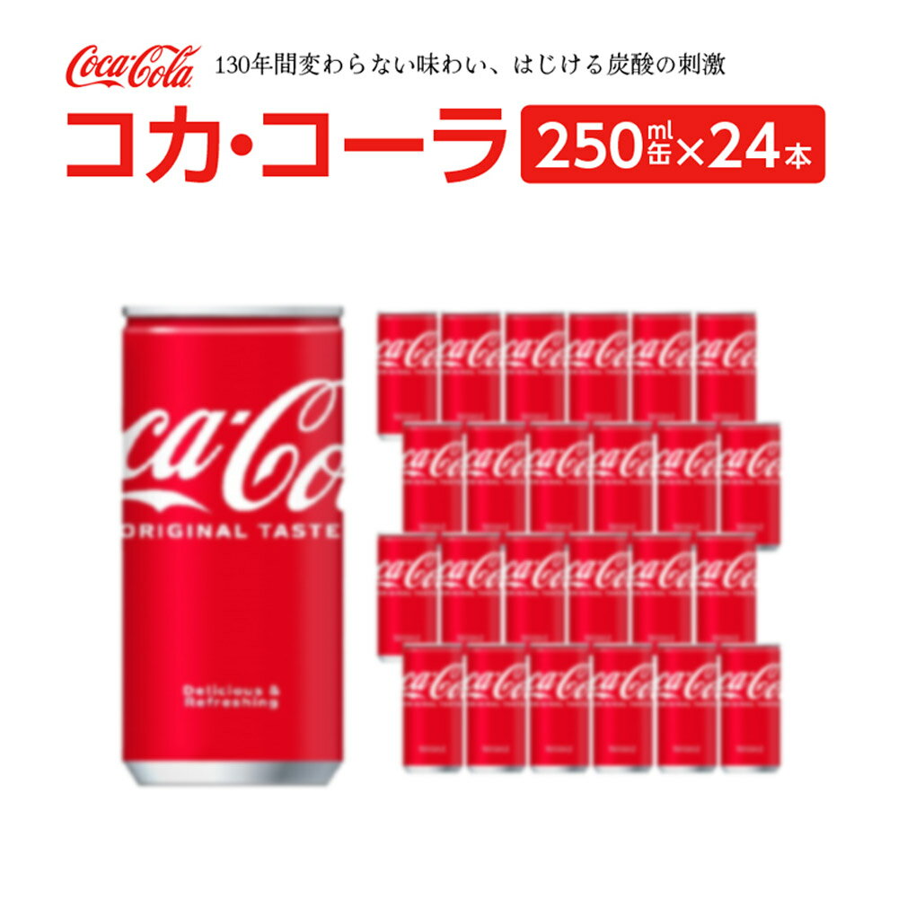 コカ・コーラ 250ml缶×24本 [04301-0539]