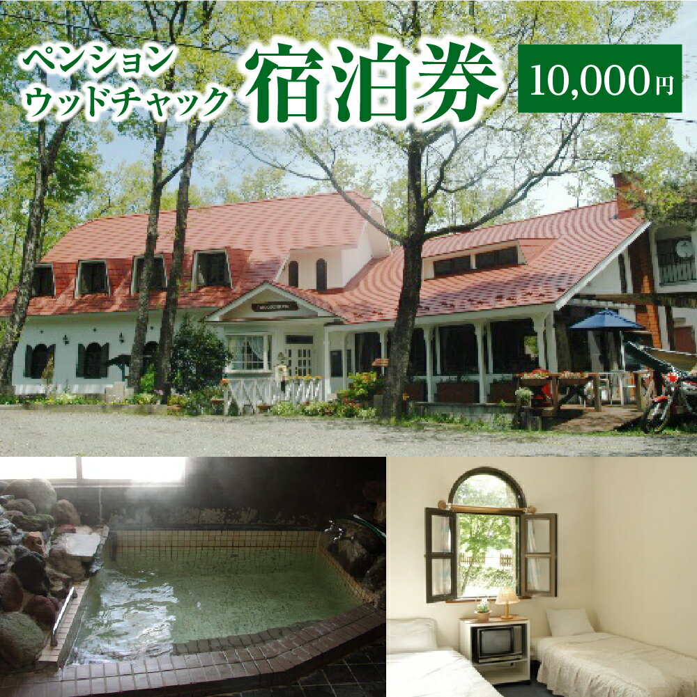 ペンションウッドチャック 宿泊券1万円分 [04301-0949] 体験チケット 体験型返礼品 宿泊券 天然温泉