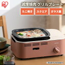 【ふるさと納税】カセットコンロ 減煙 焼肉 減煙焼肉マルチカセットコンロ IGC-GYNT1-T テラコッタ アイリスオーヤマ グリル 鍋 たこ焼き スクエアパ...
