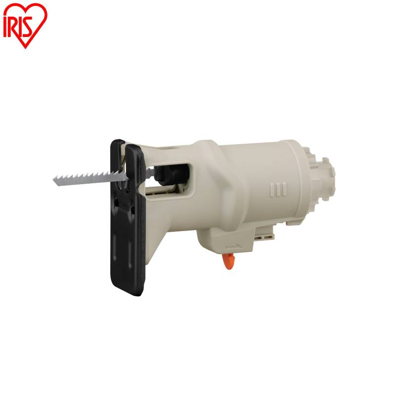 マルチギア ジグソーヘッド 18V JM18JG サンドベージュ 電動工具 電動ジグソー 18V マルチギア専用ヘッドパーツ コードレス 木工用ブレード付 曲線 くり抜き 取り付け簡単 工具 DIY アイリスオーヤマ