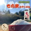 【ふるさと納税】令和7年度産 宮城県大河原町産 みやこがね 5kg もち米 餅米 こめ コメ モチ もち もち米 お餅 餅