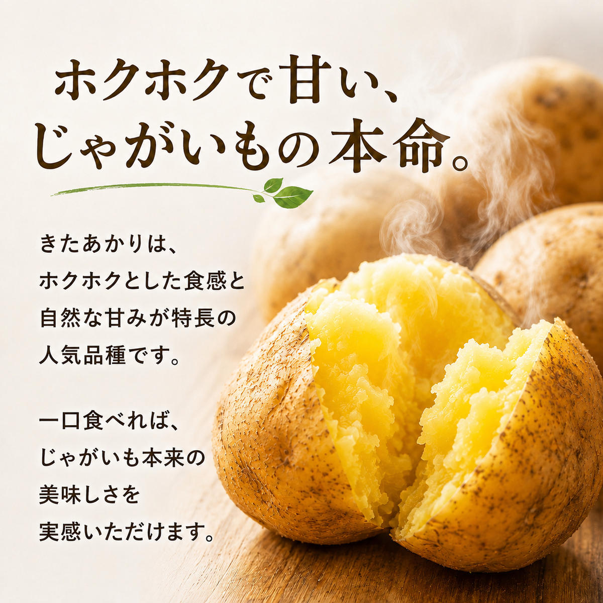【ふるさと納税】じゃがいも きたあかり 5kg 産地直送 農家直送 野菜 キタアカリ 甘い ホクホク ポテトサラダ コロッケ じゃがバター 常温 保存 備蓄 大容量 サイズ 不揃い 混合 家庭用 おうちごはん 送料無料　大河原町　お届け：2026年10月上旬まで