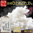 【ふるさと納税】令和5年産　宮城県産ひとめぼれ 精白米30k