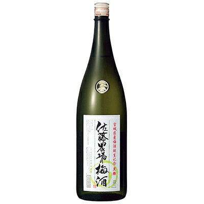 【ふるさと納税】佐藤農場の梅酒 黒糖1,800ml×1本【配送不可地域：離島】【1080131】