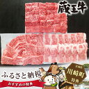 【ふるさと納税】No.035 蔵王牛焼肉食べ比べセットB