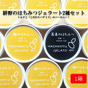 【ふるさと納税】ミルクと「こだわりハチミツ」のハーモニー!国産純粋はちみつ「耕野のはちみつ」ジェラート2種8個セット(2種×4個) アイス ジェラート ひんやり...