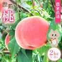 【ふるさと納税】《7月中旬〜9月中旬出荷》 宮城県丸森町産 桃 5〜8玉(約2kg)|宮城県 丸森町 桃 もも モモ 2kg 1箱 果物 もも品種おまかせ 白桃...
