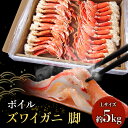 【ふるさと納税】★特価★【 カニ 】ボイル ずわいがに 脚 5kg Lサイズ　【 ずわい蟹 カニ 魚 ...