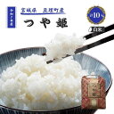 【ふるさと納税】令和7年産新米 つや姫 10kg 米 亘理町産 お米 精米 白米 ブランド米 単一原料米 5キロ こめ コメ おこめ ご飯 ライス 東北 宮城県産 宮城県産ひとめぼれ 宮城米 宮城 宮城県 亘理町 お届け:2025年10月中旬より順次発送