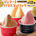 【ふるさと納税】ジェラートバラエティパック6種×各2個(計12個)
