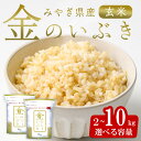 【ふるさと納税】＜令和4年産＞宮城県産 金のいぶき 2kg～10kg 選べる容量 玄米 お米 おこめ 米 コメ ご飯 ごはん おにぎり お弁当 ブランド米 宮城米 2kg 4kg 10kg【パールライス宮城】ta391 ta392 ta393