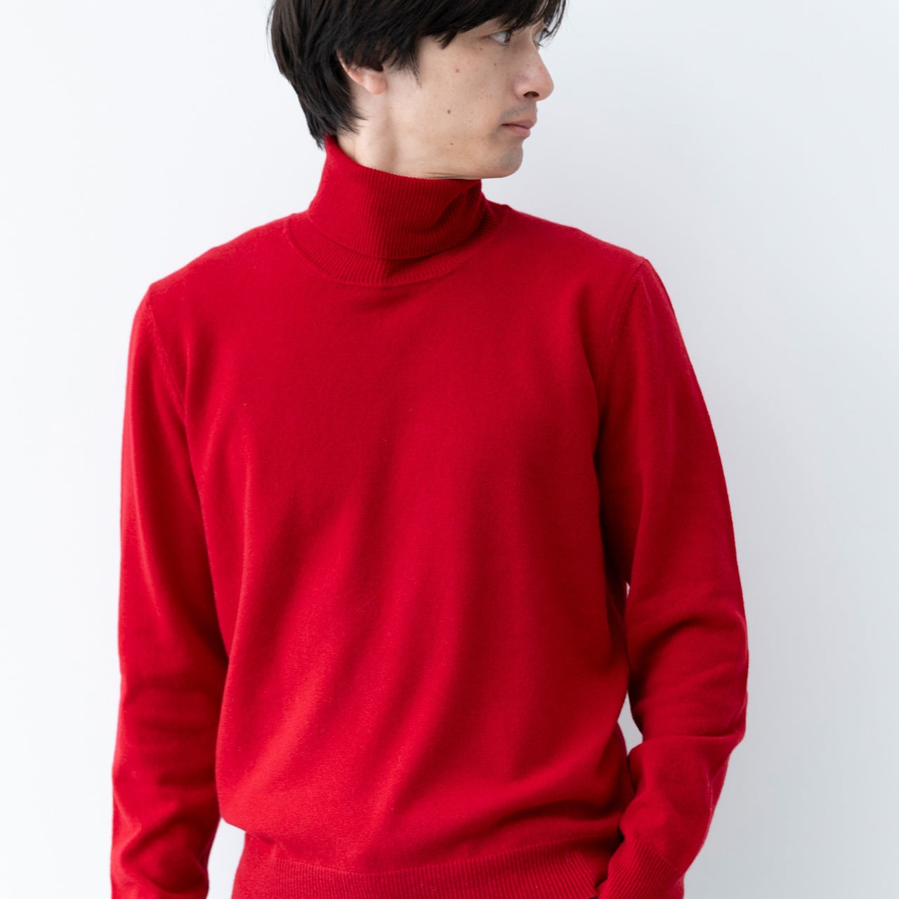 【ふるさと納税】服 タートル ネック プルオーバー 度詰 男性用 S M L LL カシミヤ100% メンズ ニット セーター ギフト プレゼント 秋 冬 長袖...