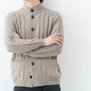 【ふるさと納税】 スタンドカラー ジャケット 男性用 M L LL カシミヤ100% レディース ニット セーター ギフト プレゼント 秋 冬 長袖 最高級 薄...