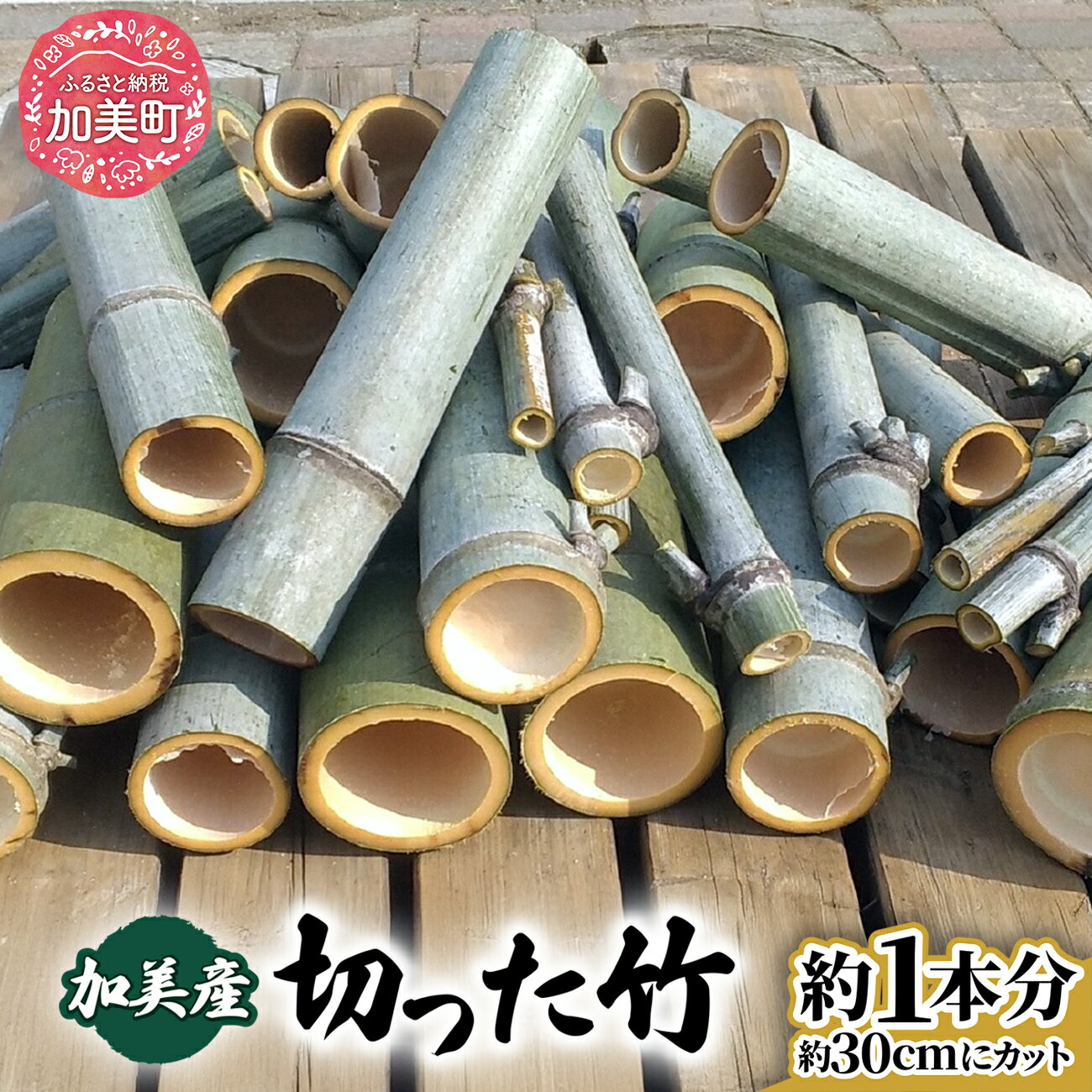 竹 モウソウチク 北限の竹 自然素材 国産 切りたて 新鮮 香り高い 加工 工作 インテリア DIY 園芸 クラフト [ やってみっか奔舎 宮城県 加美町 ]