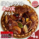 【ふるさと納税】塩キャラメル 木の実タルト 4個 | oe-crkmtrt-4s ( ふるさと納税 タルト ケーキ スイーツ お菓子 洋菓子 フルーツスイーツ ...