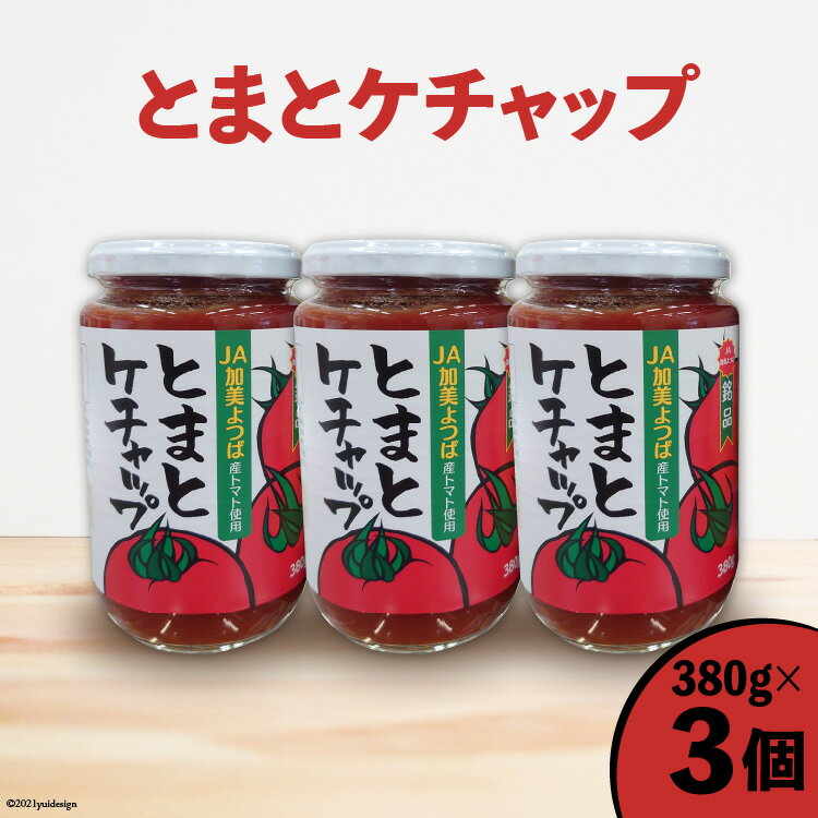 調味料(ケチャップ)人気ランク11位　口コミ数「0件」評価「0」「【ふるさと納税】とまとケチャップ 380g×3個 [JA加美よつば（営農企画課） 宮城県 加美町 44581460] 調味料」