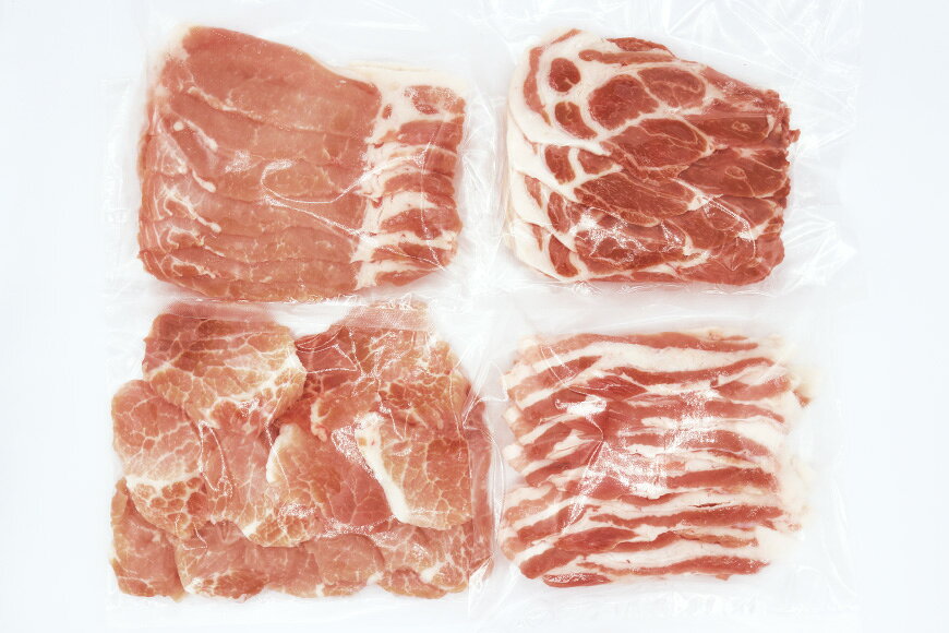 【ふるさと納税】肉 おだしまポーク 焼肉セット ロース&バラ&モモ&肩ロース(計1.3kg) [関精肉畜産 宮城県 加美町 44581354] 豚肉 焼肉 食べ比べ 冷凍 f044458-kami-10002184 宮城県加美町 サンプル画像2