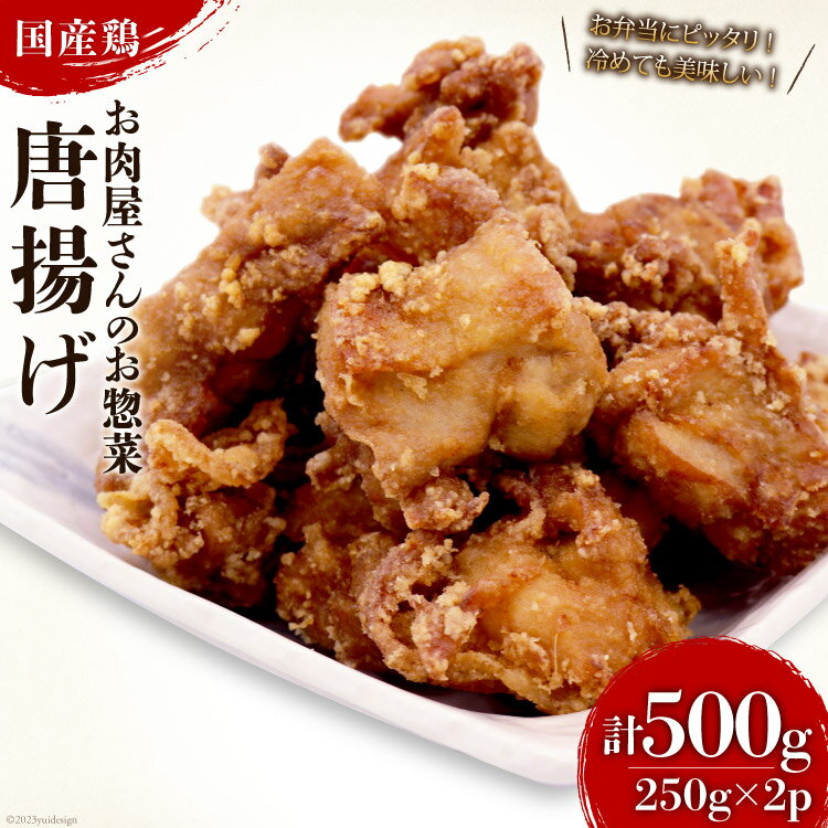 31位! 口コミ数「0件」評価「0」唐揚げ 【お肉屋さんのお惣菜】国産鶏唐揚 250g×2p 計500g [関精肉畜産 宮城県 加美町 44581356] 国産 鶏の唐揚げ か･･･ 