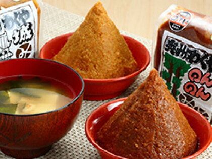 明治42年創業・川敬醸造の「赤白定番みそセット」各1kg　【白味噌・白みそ・みそ・赤味噌・みそセット・味噌セット】