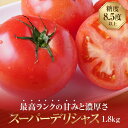 6位! 口コミ数「0件」評価「0」スーパーデリシャストマト1.8kg入り【2024年3月上旬以降発送分】 | 野菜 やさい tomato トマト