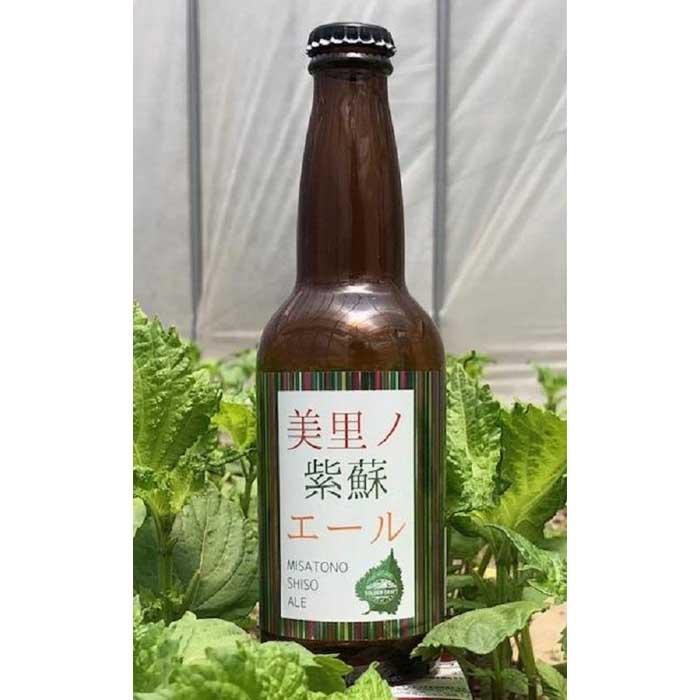 【ふるさと納税】美里ノ紫蘇エール（瓶330ml）　2本 | お酒 さけ 食品 人気 おすすめ 送料無料 ギフト