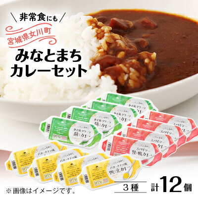 三陸産海の幸みなとまちカレー詰め合わせ