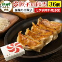 【ふるさと納税】年間100万個完売！【至福の白餃子36個詰合せ】餃子の餃天