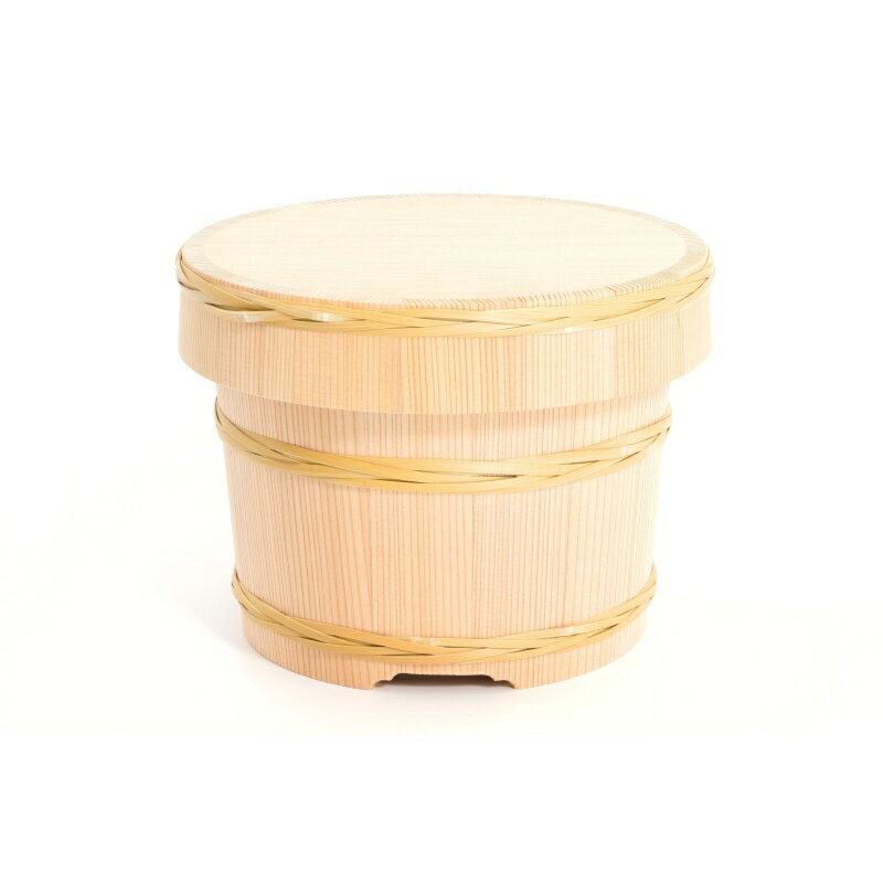 【ふるさと納税】おひつ 秋田杉 5合用 お櫃 5合 キッチン用品 キッチン キッチン雑貨 調理道具 おしゃれ シンプル 工芸品 民芸品 秋田 秋田県 能代市　お届け：只今、納品まで2週間お時間をいただいております。