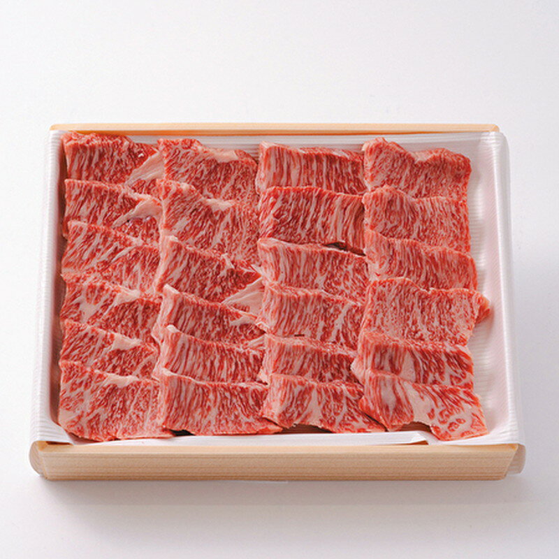 【ふるさと納税】国産 牛肉 鶴形牛バラカルビ焼肉用 約500g A4ランク以上 秋田県産　【 お肉 黒毛和牛 肉料理 食材 国産 バーベキュー BBQ おうち焼肉 】　お届け：受取可能日時を必ずご記入ください。