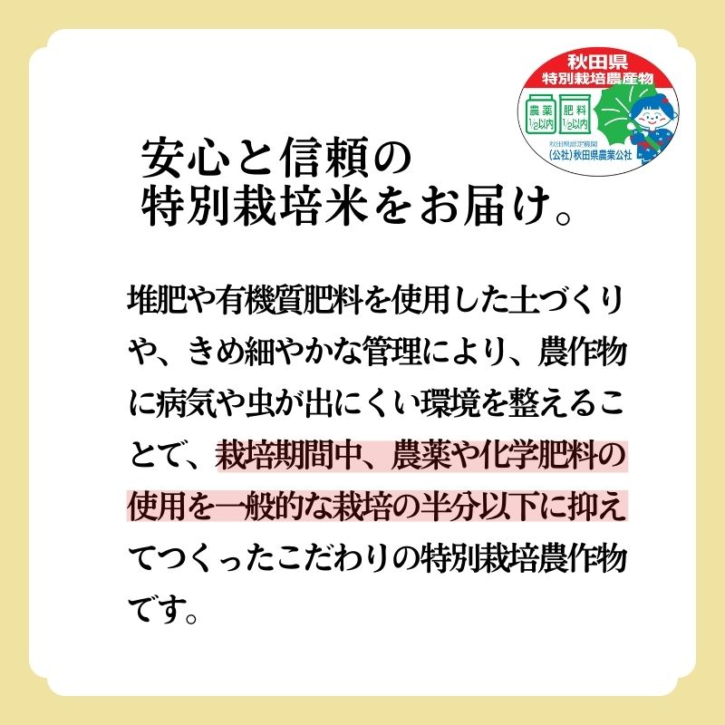 【ふるさと納税】玄米 あきたこまち 2kg 令和7年産 米 こめ お米 おこめ 令和7年 特別栽培米 産地直送 ご飯 ごはん 秋田こまち 秋田 秋田県 能代市 特別栽培　お届け：ご入金確認から2週間から1ヶ月程度でお届けします。 f052027-noshiro-10000797 秋田県能代市 サンプル画像3