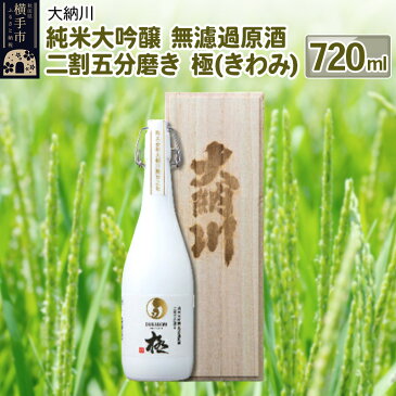 【ふるさと納税】純米大吟醸 無濾過原酒 二割五分磨き 極（きわみ）720ml