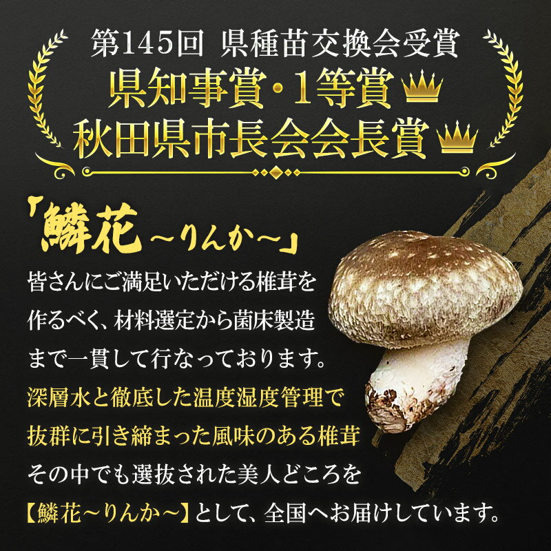 【ふるさと納税】鱗花 -錦-（生椎茸） 約1kg