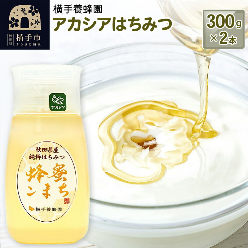 【ふるさと納税】アカシアはちみつボトル 計600g（300g