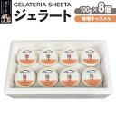 【ふるさと納税】ジェラート 味噌キャラメル 約100g×8個