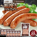 【ふるさと納税】田園ハム 粗挽きウインナー 95g×10個セット