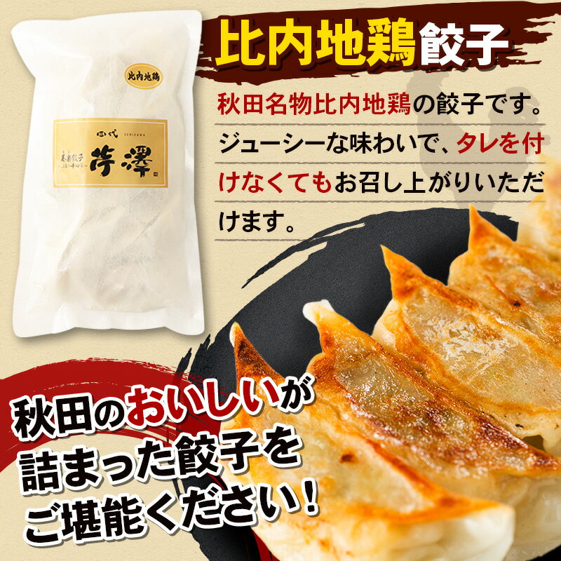 【ふるさと納税】比内地鶏餃子 12個入×10袋