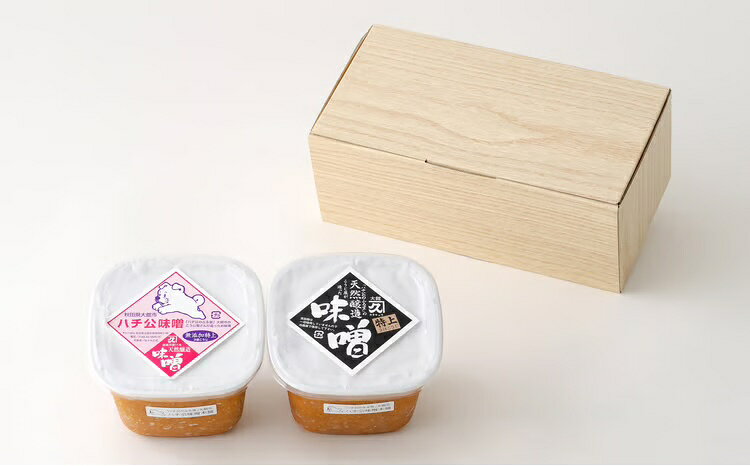 【ふるさと納税】味噌 2個 セット ハチ公 特上 各680g 3倍米麹味噌 甘口タイプ 秋田味噌 食べ比べ 調味料 発酵食品 隠し味 お取り寄せ 天然醸造味噌 秋田県 送料無料 のし対応可 国産 食品 冷蔵 【65P012001】【(有)佐々木こうじ店】 f052043-odate-10000143 秋田県大館市 サンプル画像3
